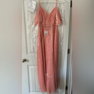 Coral Sorella Vita Bridesmaids Dress